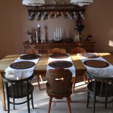 szép teríték étkezőbe