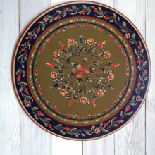 zöld-kék, praktikus, míves teríték