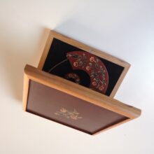 bordó míves ékszer