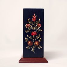 kék, zöld, okker asztali irószertartó