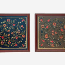 kek-zold-dekoracio-csillamuhely Fali kazettás dekoráció