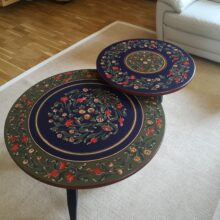 Egyedi, különleges dohányzóasztal.