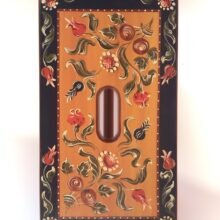 szép, kék-okker sámli