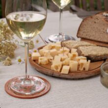 szép, kézműves, poháralátét szett